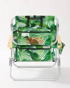 Tommy Bahama Tropical Fronds Deluxe Backpack Beach Chair Multicolor Hot
