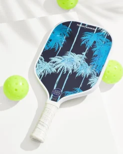Tommy Bahama x Coastal Pickle Blue Palm Pickleball Paddle Blue Multi Hot