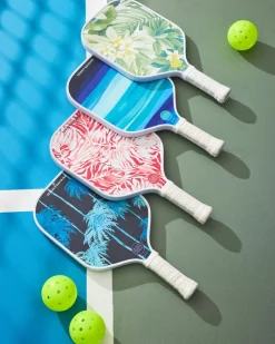 Tommy Bahama x Coastal Pickle Blue Palm Pickleball Paddle Blue Multi Hot