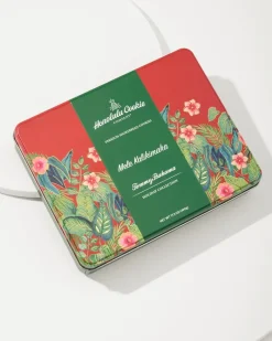 Tommy Bahama x Honolulu Cookie Company® Mele Kalikimaka Gift Tin Red New
