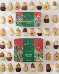 Tommy Bahama x Honolulu Cookie Company® Mele Kalikimaka Gift Tin Red New