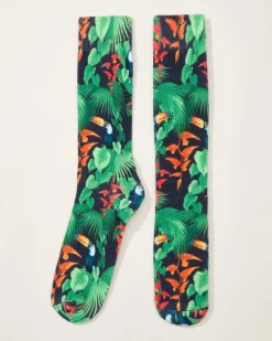 Tommy Bahama Toucanopy Socks Coastline Clearance