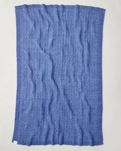 Tommy Bahama Treillage Knit Throw Blue Best