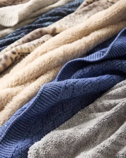 Tommy Bahama Treillage Knit Throw Blue Best
