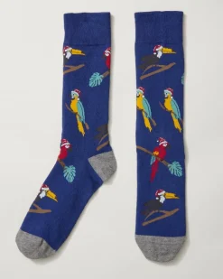 Tommy Bahama Tropical Tidings Socks Eclipse New