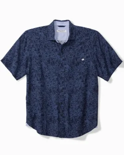 Tommy Bahama Veracruz Cay Paradise Pajaro Short-Sleeve Shirt Deep Tahoe