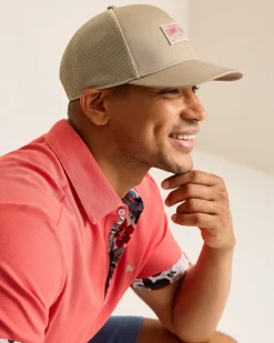 Tommy Bahama Vintage Packable Trucker Cap Khaki Online