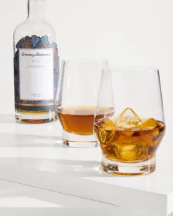 Tommy Bahama Viski® Heavy Base Crystal Whiskey Glasses - Set of 2 Clear Sale