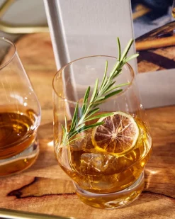 Tommy Bahama Viski® Heavy Base Crystal Whiskey Glasses - Set of 2 Clear Sale