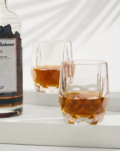 Tommy Bahama Viski® Reserve Bruno Crystal Cocktail Glasses- Set of 2 Clear Discount