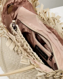 Tommy Bahama Vulcan Fringe Top Large Tote & Wristlet Sand Online