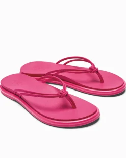 Tommy Bahama Women's Olukai® 'Aka Sandals Pink Plumeria Clearance