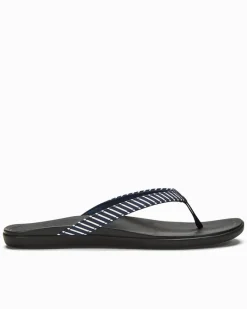 Tommy Bahama Women's OluKai® Ho'ōpio Sandals Trench Blue Outlet