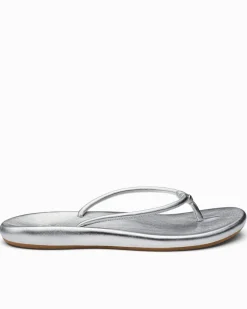 Tommy Bahama Women's OluKai® Huawai Sandals Silver Outlet