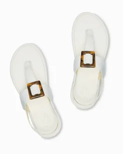 Tommy Bahama Women's Olukai® La'I T-Bar Sandals White Hot