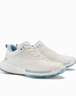 Tommy Bahama Women's OluKai® Mākena Waterproof Golf Shoes Bright White Clearance